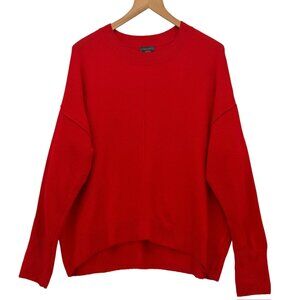 Vince Camuto Red Sweater w/ Front Seam Detail L